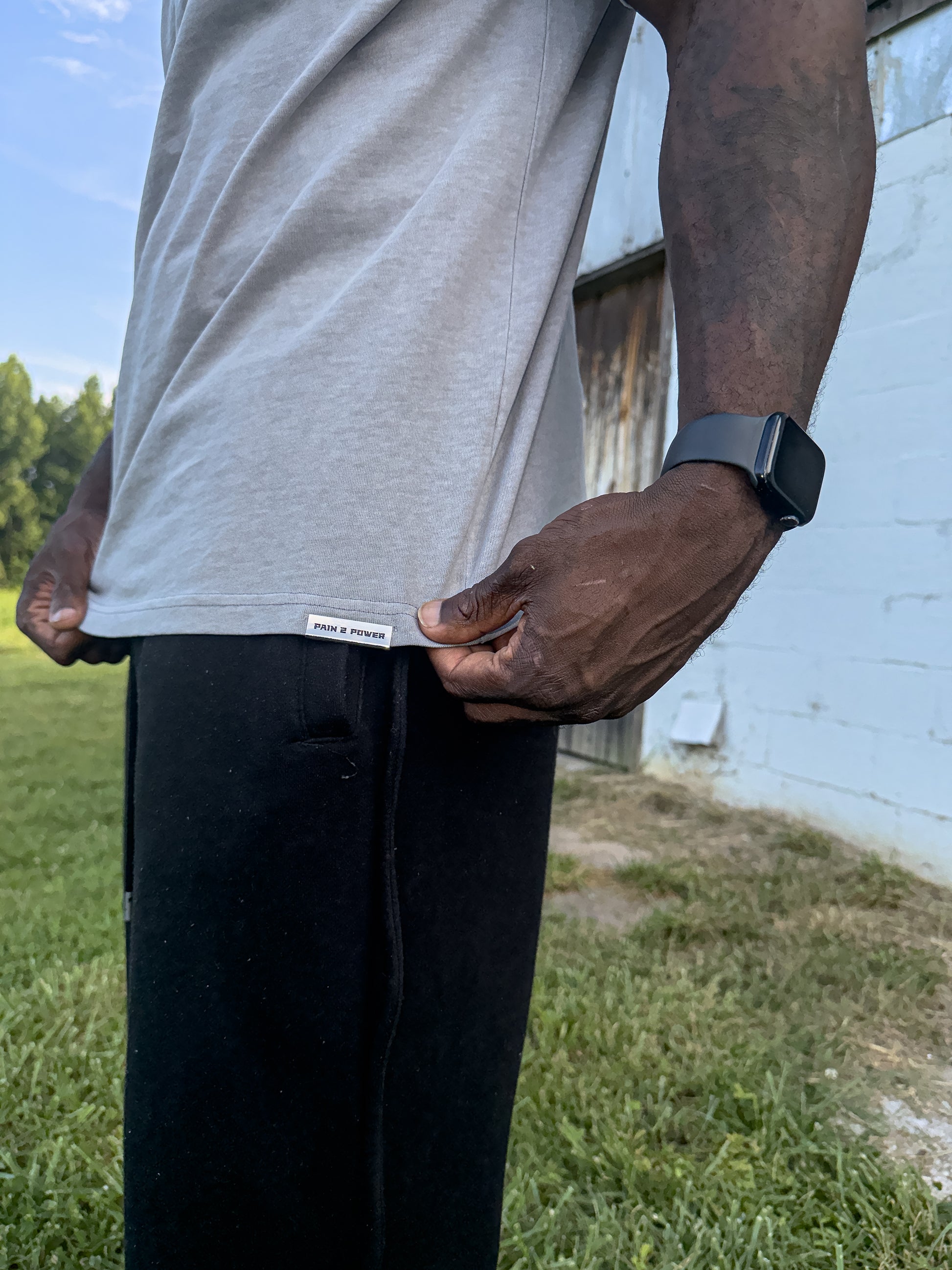FEAR LESS STREET FOG GREY TEE