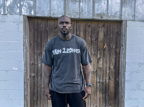 FEAR LESS BATTLE SMOKE BLACK TEE